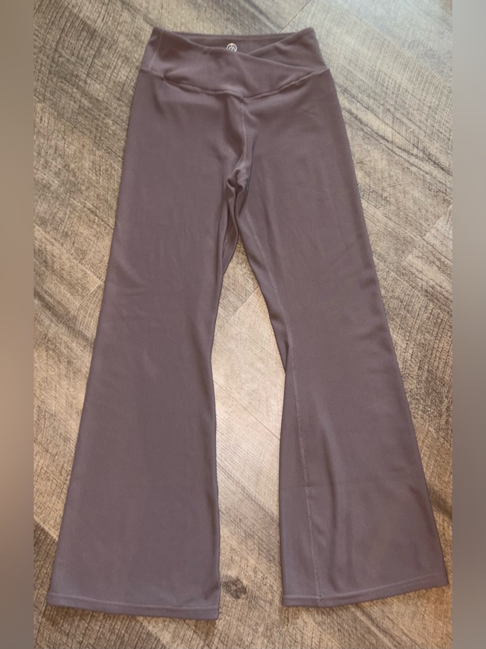 Move Theology Ribbed Flare Leggings